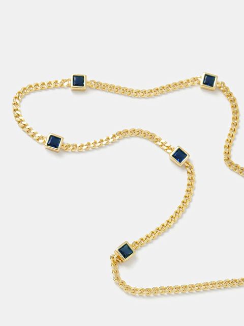 Answear.LAB naszyjnik ze srebra 925 pozłacanego 18k złotem - zdjęcie produktu nr 1