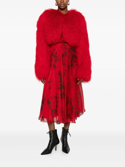 ducie Becca shearling jacket - Red - zdjęcie produktu nr 2