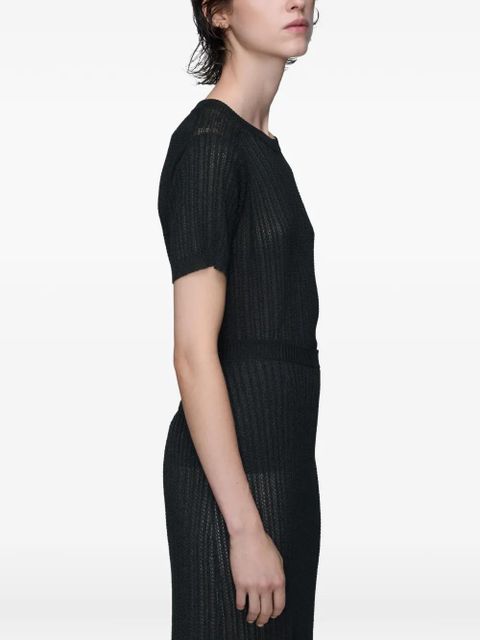 Maison Margiela crewneck short-sleeve shirt - Black