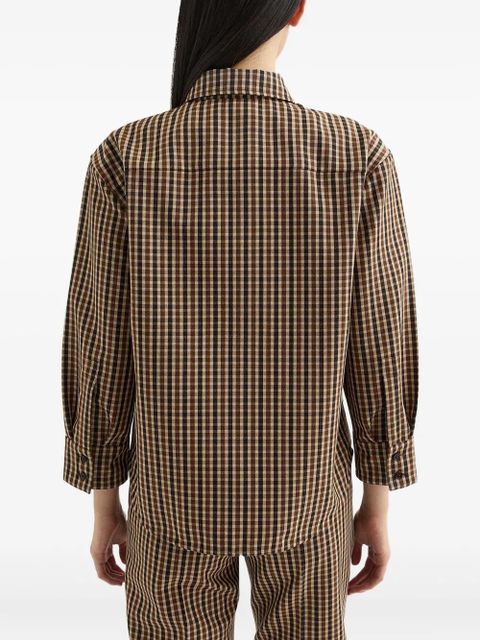 Jil Sander wool shirt - Brown