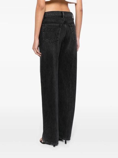 Alexander Wang EZ straight-leg jeans - Black