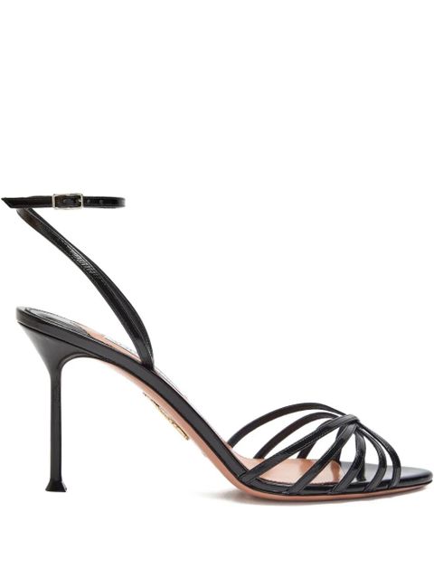 Aquazzura 85mm Tell Me strappy sandals - Black - zdjęcie produktu nr 1