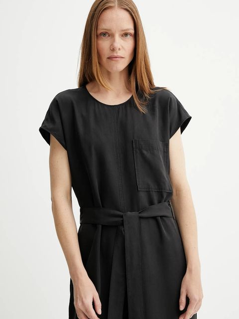 Marc O'Polo kombinezon kolor czarny z dekoltem okrągłym 506097590007