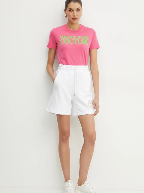 Versace Jeans Couture t-shirt bawełniany - zdjęcie produktu nr 2