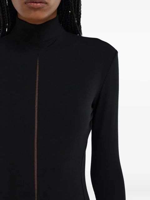 Ferragamo high-neck mini dress - Black