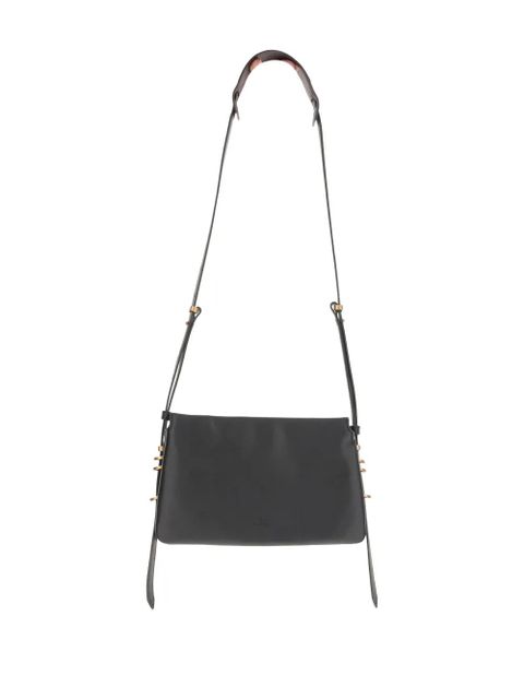 PINKO logo-detail calfskin crossbody bag - Black - zdjęcie produktu nr 2