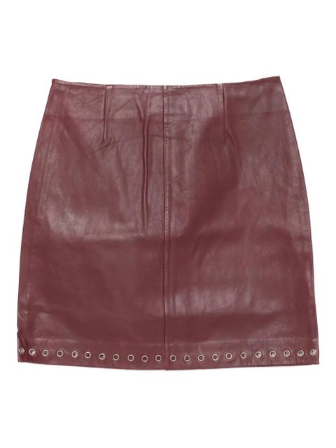 Gimaguas eyelet-embellished skirt - Red - zdjęcie produktu nr 2