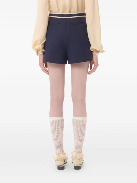 Valentino Garavani contrasting-panel shorts - Blue - zdjęcie produktu nr 2