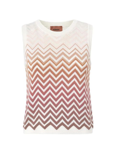 Missoni zig-zag top - White - zdjęcie produktu nr 1