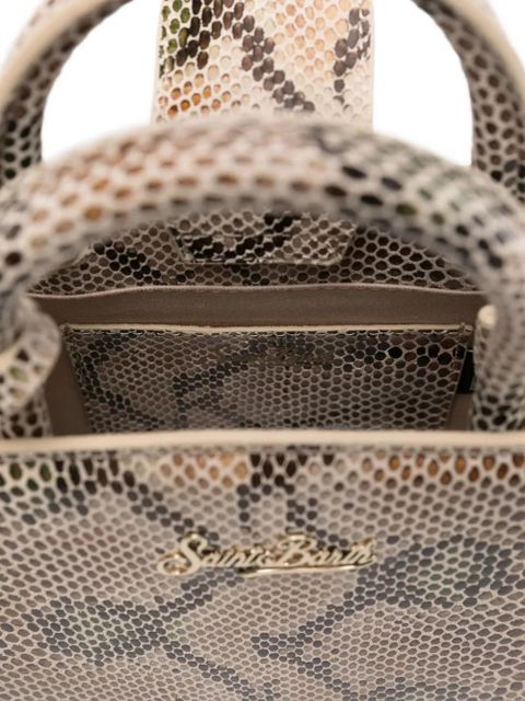 MC2 Saint Barth snakeskin tote bag - Neutrals - zdjęcie produktu nr 2