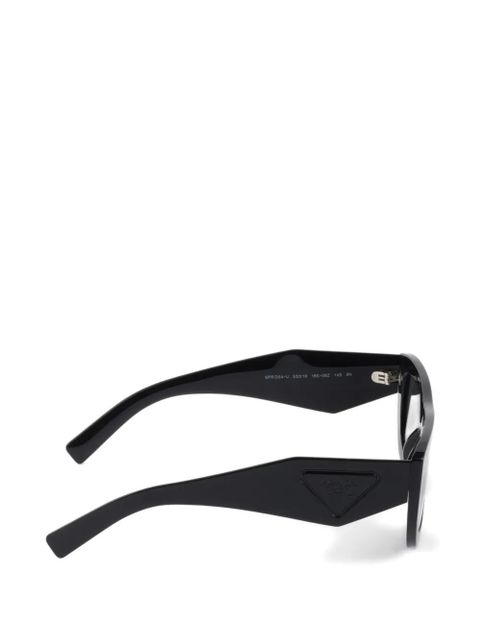 Prada Eyewear sunglasses with triangle logo - Black