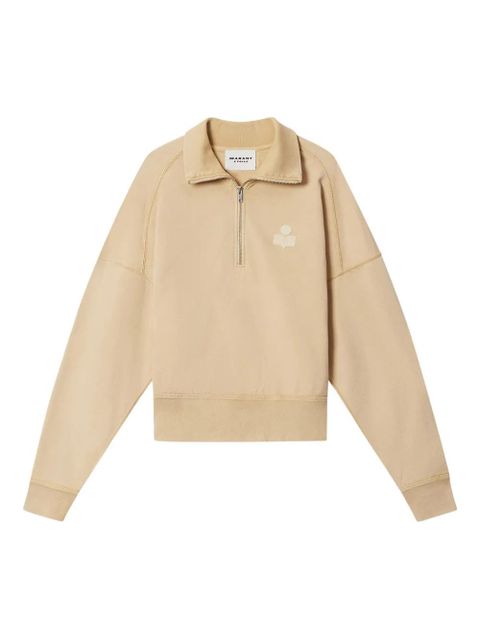 MARANT ÉTOILE Ross zip sweatshirt - Neutrals - zdjęcie produktu nr 1
