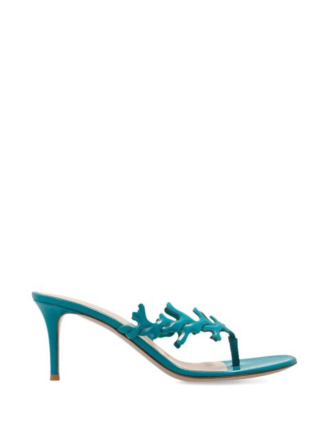Gianvito Rossi cutout heel sneakers - Blue - zdjęcie produktu nr 1