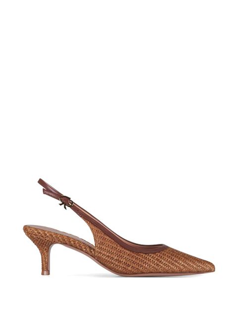 Gianvito Rossi Mincora leather pumps - Brown - zdjęcie produktu nr 1