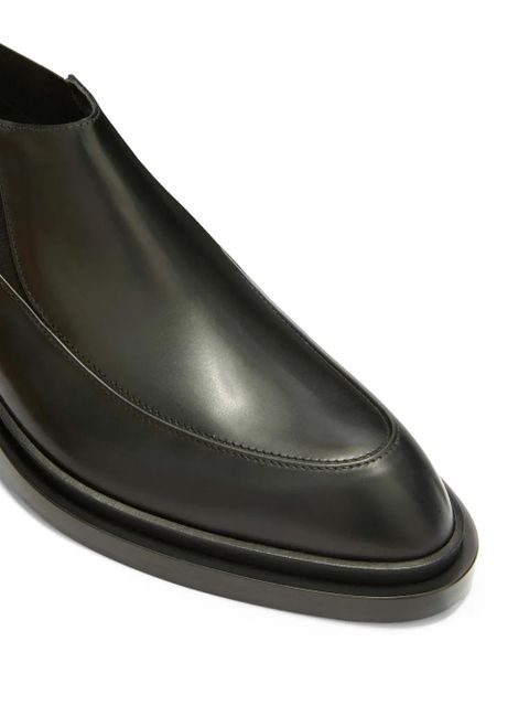 Jil Sander leather ankle boots - Black