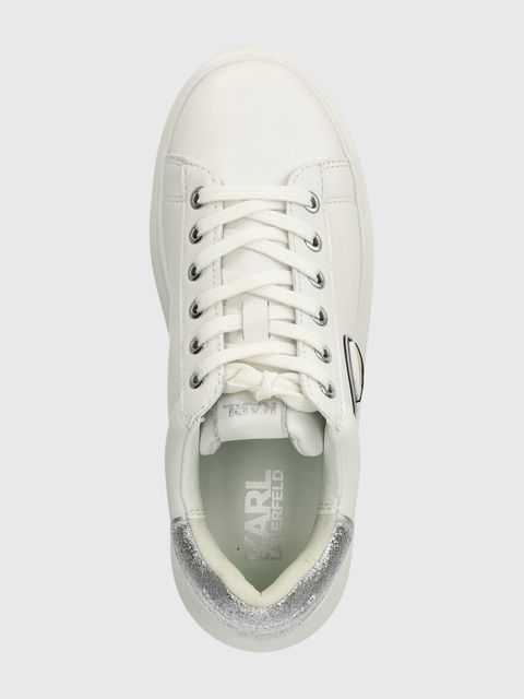 Karl Lagerfeld sneakersy skórzane KAPRI kolor biały KL62530N