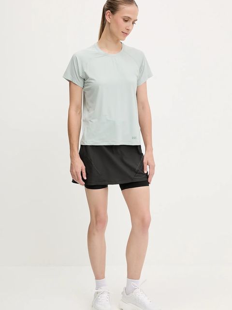 Helly Hansen t-shirt sportowy SHINE SOLEN damski kolor turkusowy 49577 - zdjęcie produktu nr 2