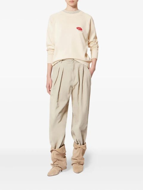 MARANT ÉTOILE MILLYNY embroidery sweatshirt - Neutrals - zdjęcie produktu nr 2