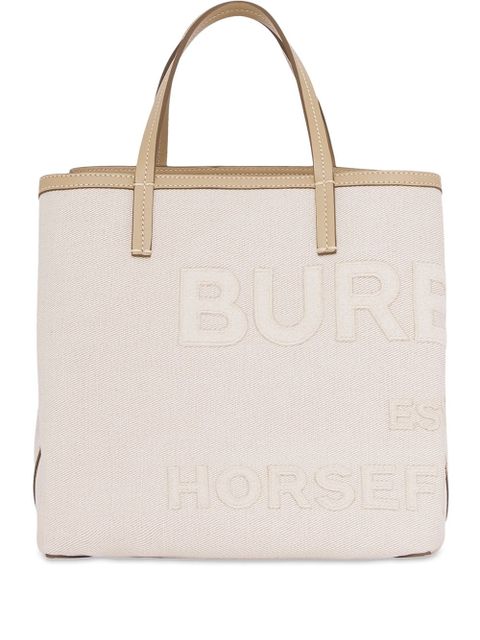 Burberry mini Horseferry tote bag - Neutrals