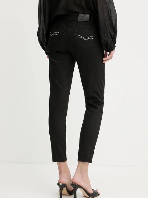 Fracomina jeansy BELLA damskie kolor czarny FP25SV8000W67601