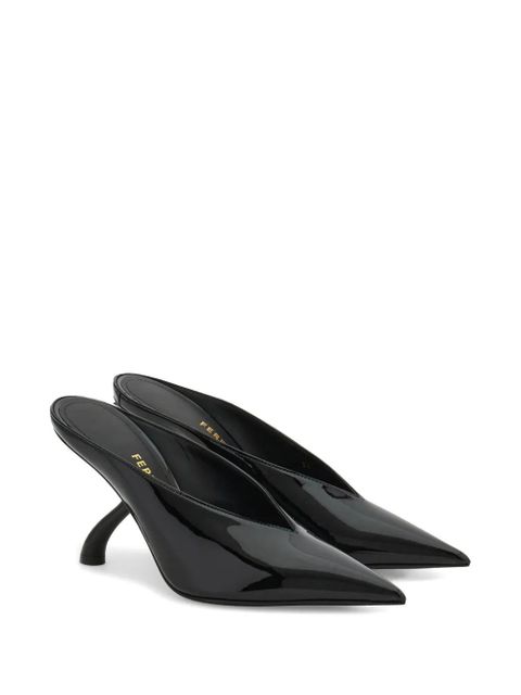 Ferragamo sculptural-heel mules - Black - zdjęcie produktu nr 2