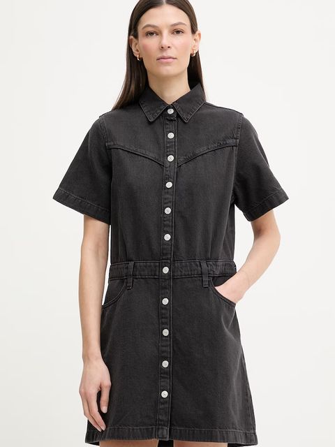 Levi's sukienka jeansowa SS LOGAN WESTERN - zdjęcie produktu nr 2