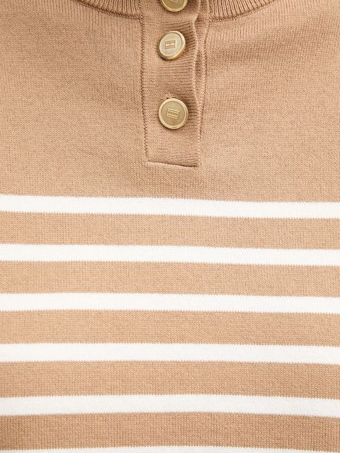 Tommy Hilfiger sweter damski kolor beżowy lekki WW0WW47467