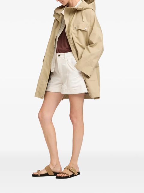 Yves Salomon hooded buttoned parka - Neutrals - zdjęcie produktu nr 2