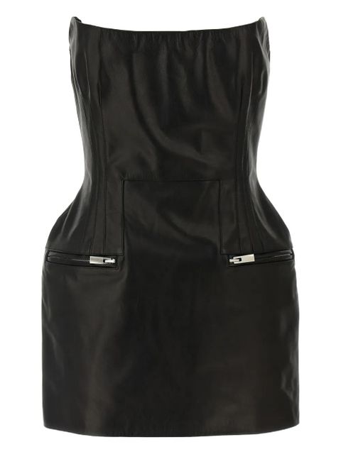 Magda Butrym off-shoulder corset-style mini dress - Black - zdjęcie produktu nr 1