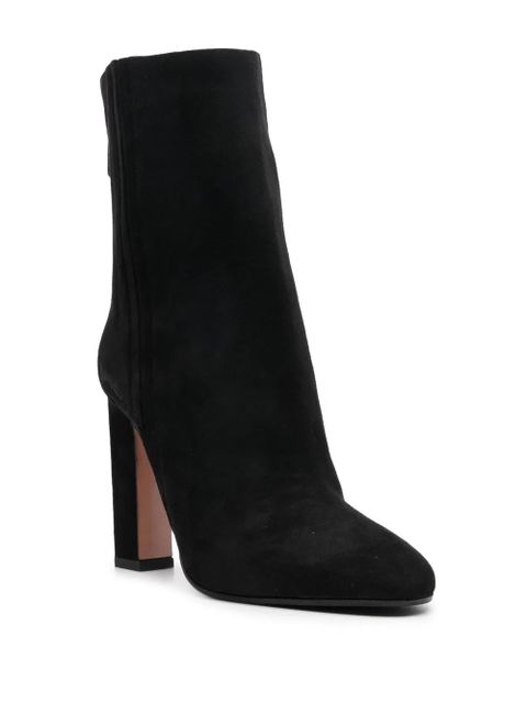 Aquazzura Joplin suede ankle boots 105mm - Black
