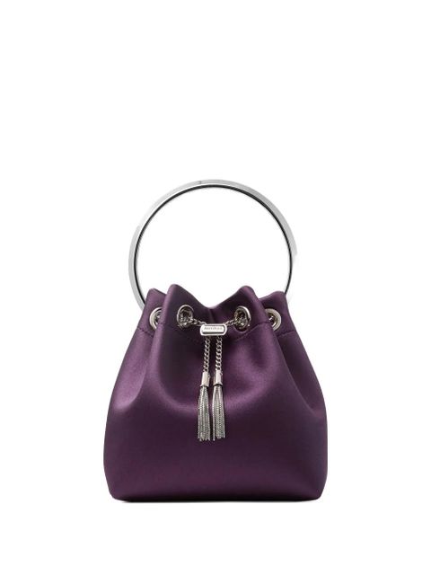 Jimmy Choo Bon Bon logo-plaque mini bag - Purple - zdjęcie produktu nr 1