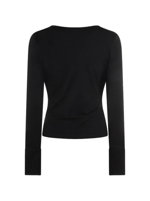 Max Mara V-neck top - Black - zdjęcie produktu nr 2