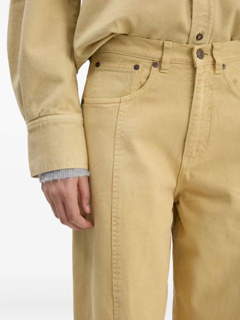 Victoria Beckham button-cuff shirt - Yellow