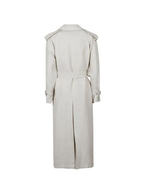 Max Mara double-breasted trench coat - Neutrals - zdjęcie produktu nr 2