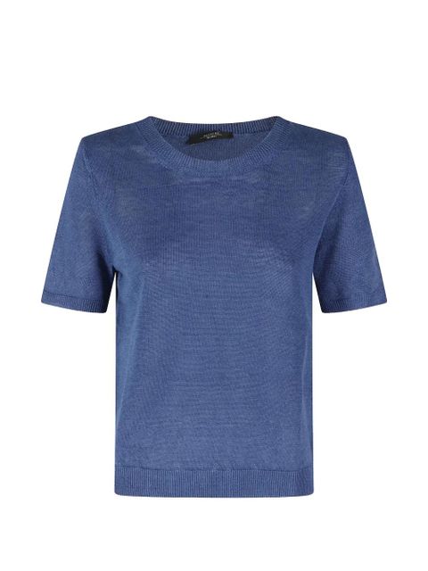 Weekend Max Mara crew-neck T-shirt - Blue - zdjęcie produktu nr 1