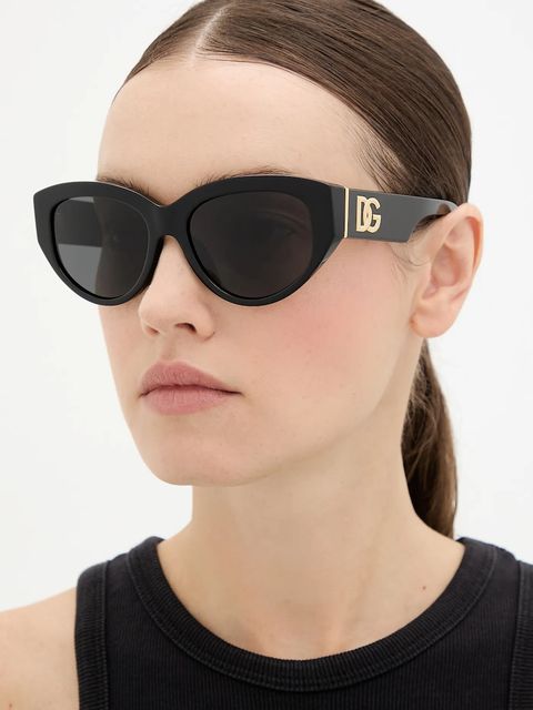 Dolce & Gabbana okulary przeciwsłoneczne damskie kolor czarny 0DG4514 - zdjęcie produktu nr 1