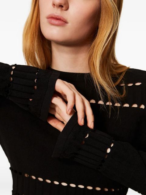 TWINSET openwork sweater - Black