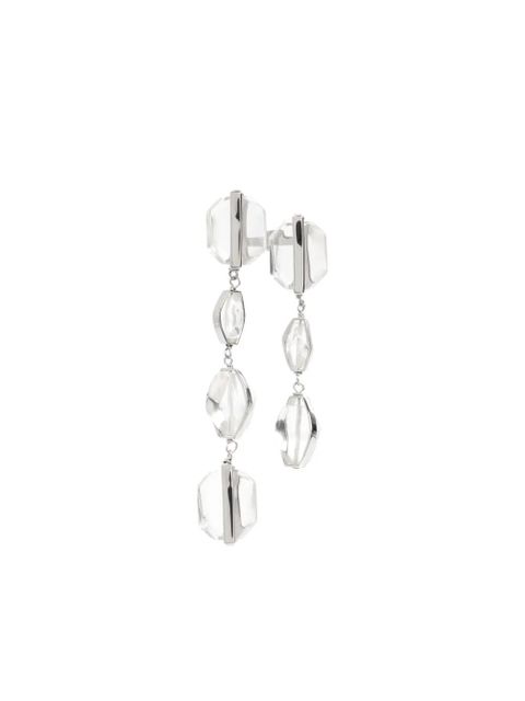 Jil Sander drop earrings - Silver
