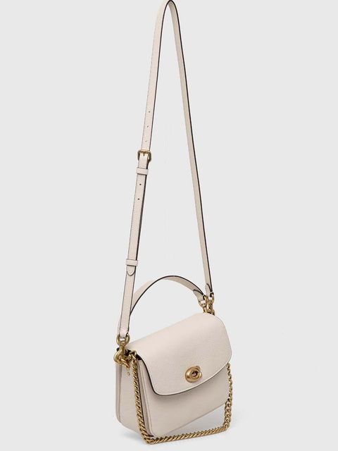 Coach torebka skórzana Cassie 19 kolor beżowy CV437