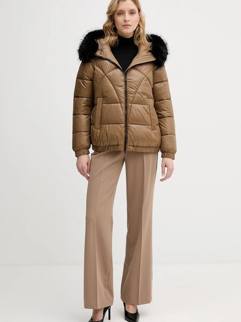 Geox kurtka BACKSIE kolor brązowy zimowa W5628S T3121 - zdjęcie produktu nr 2