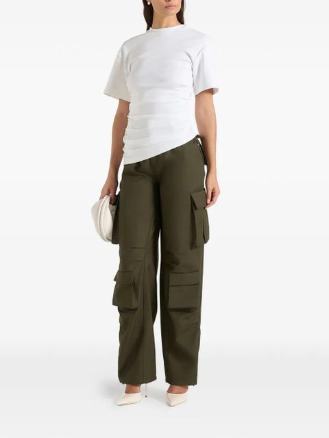 Manière De Voir Emilie cargo straight trousers - Green - zdjęcie produktu nr 2