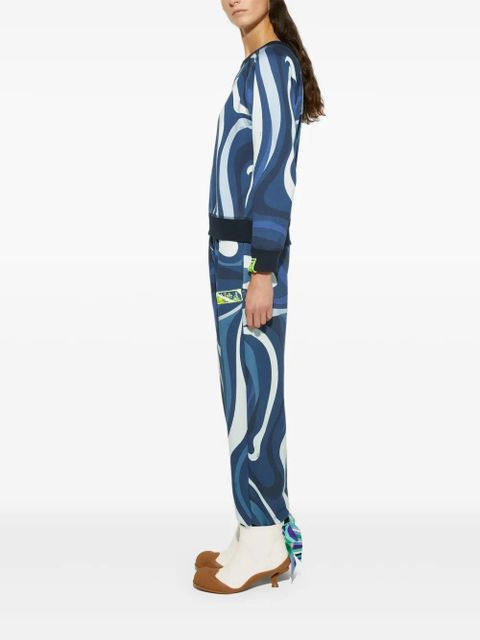 PUCCI fleece track pants - Blue