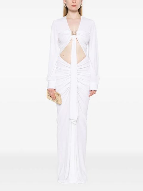 Christopher Esber Disconnect maxi dress - White