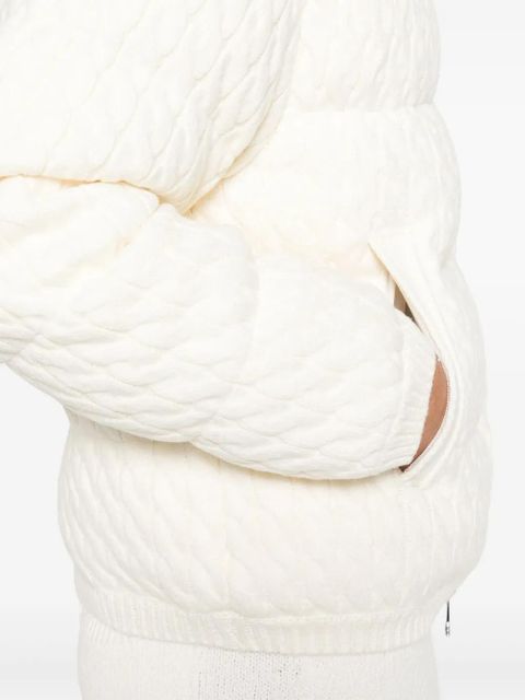 Moncler padded jacket - White