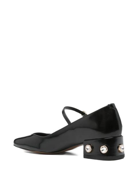 Maje 40mm jewel-embellished pumps - Black - zdjęcie produktu nr 2