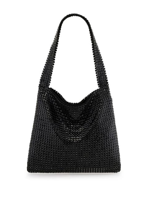 Rabanne Pixel mesh shoulder bag - Black