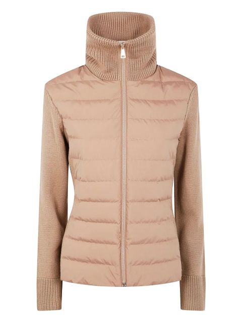 Moncler quilted knit padded jacket - Neutrals - zdjęcie produktu nr 1