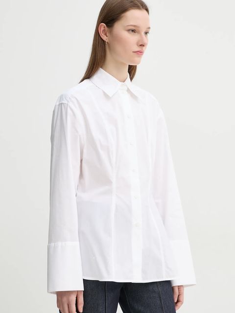 Day Birger et Mikkelsen koszula bawełniana Olivier damska kolor beżowy regular z kołnierzykiem klasycznym DAY65243545 - zdjęcie produktu nr 1