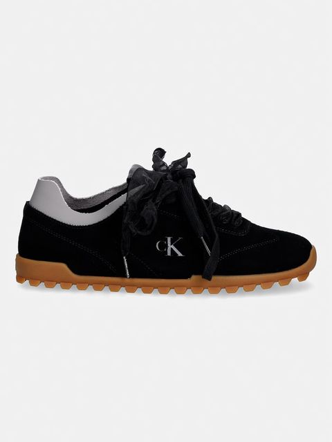 Calvin Klein LOW PROFILE RUN MG SUE DB LACES sneakersy damskie - zdjęcie produktu nr 1