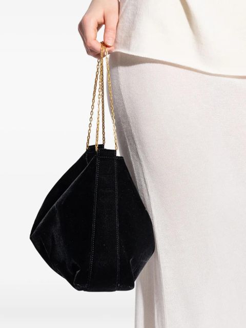 NEOUS Pavo West velvet shoulder bag - Black - zdjęcie produktu nr 2